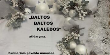 Tradicinė kalėdinių darbų paroda „Baltos baltos Kalėdos“
