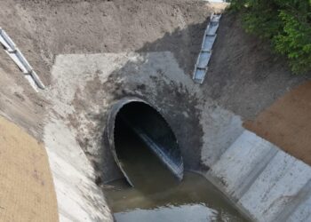 Kalvarijos savivaldybėje atlikti melioracijos statinių remonto darbai