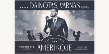 Dainotas Varnas ir Kauno bigbendas „Vieną naktį Amerikoje“ / MARIJAMPOLĖ