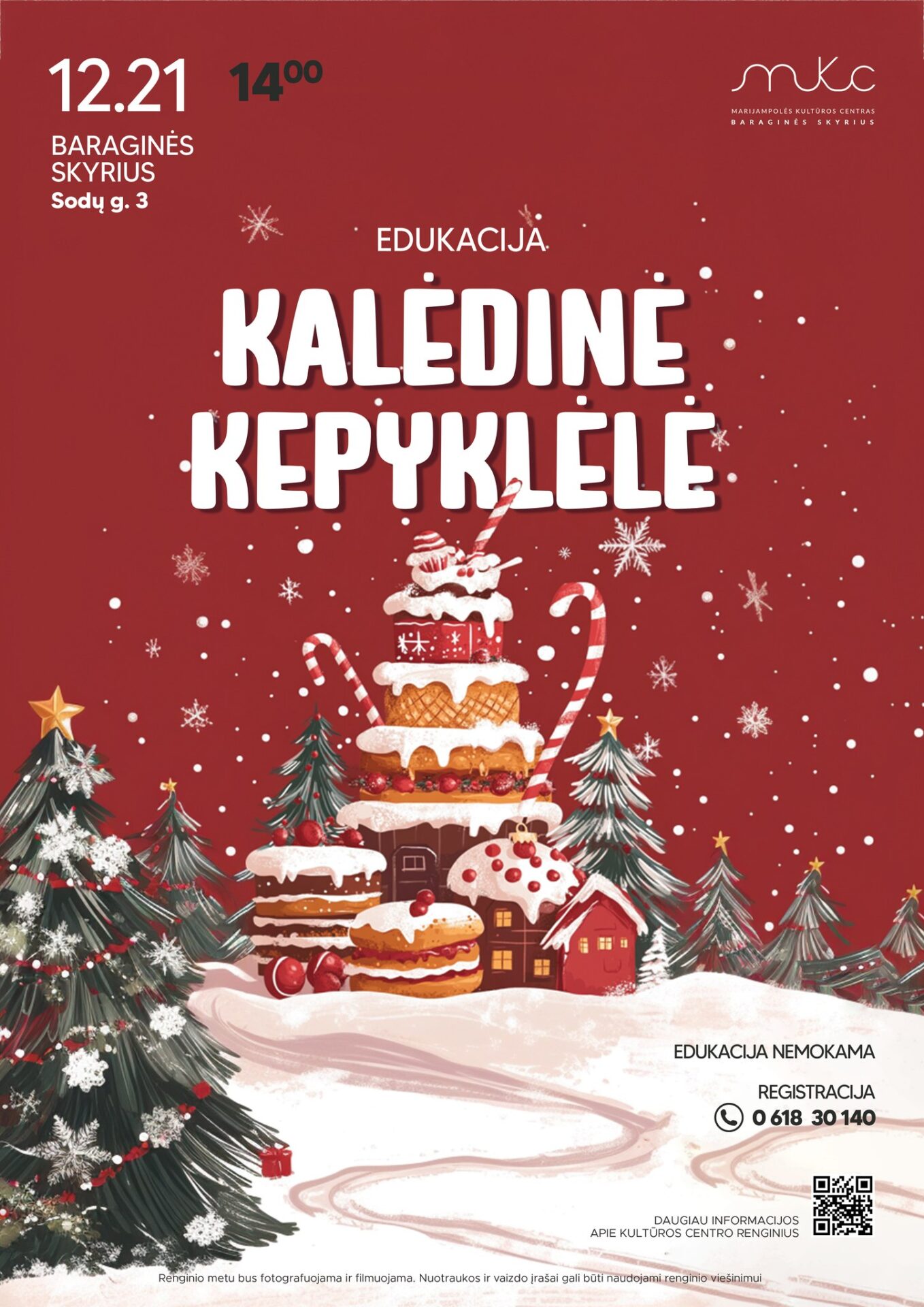 Edukacija „Kalėdinė kepyklėlė“