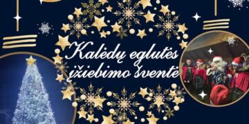 Kalėdų eglutės įžiebimo šventė Žvirgždaičiuose