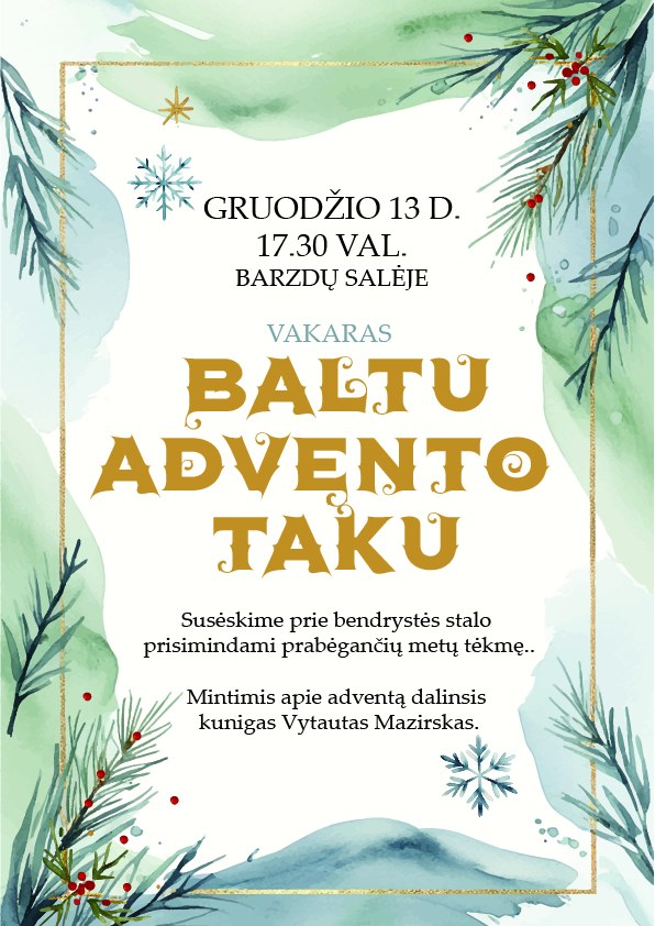 Advento vakaras Barzduose