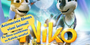 Animacinis filmas vaikams „Niko. Už šiaurės pašvaistės“