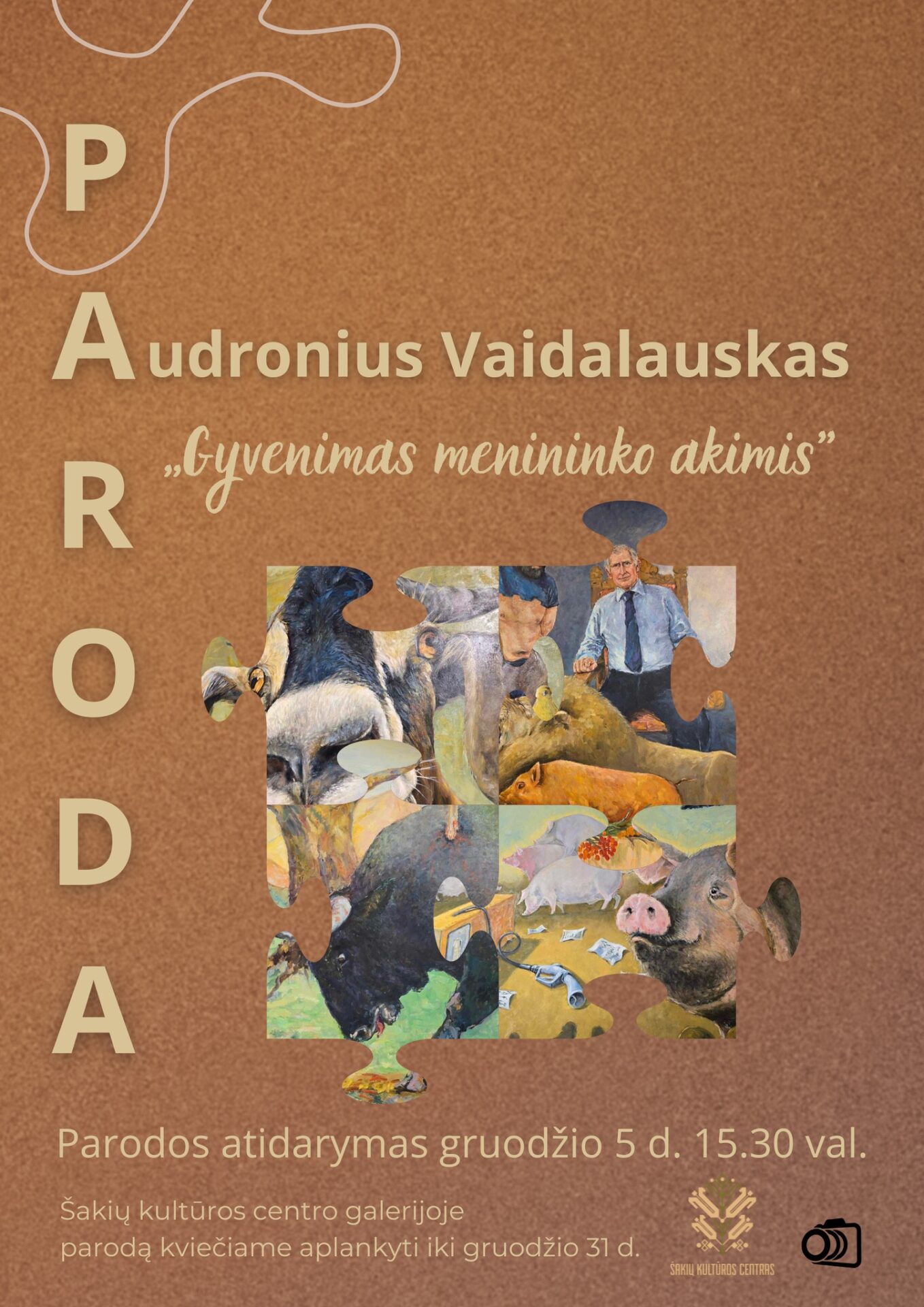 Audroniaus Vaidalausko tapybos darbų parodos atidarymas