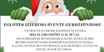 Gerdžiūnų kalėdinės eglutės įžiebimo šventė