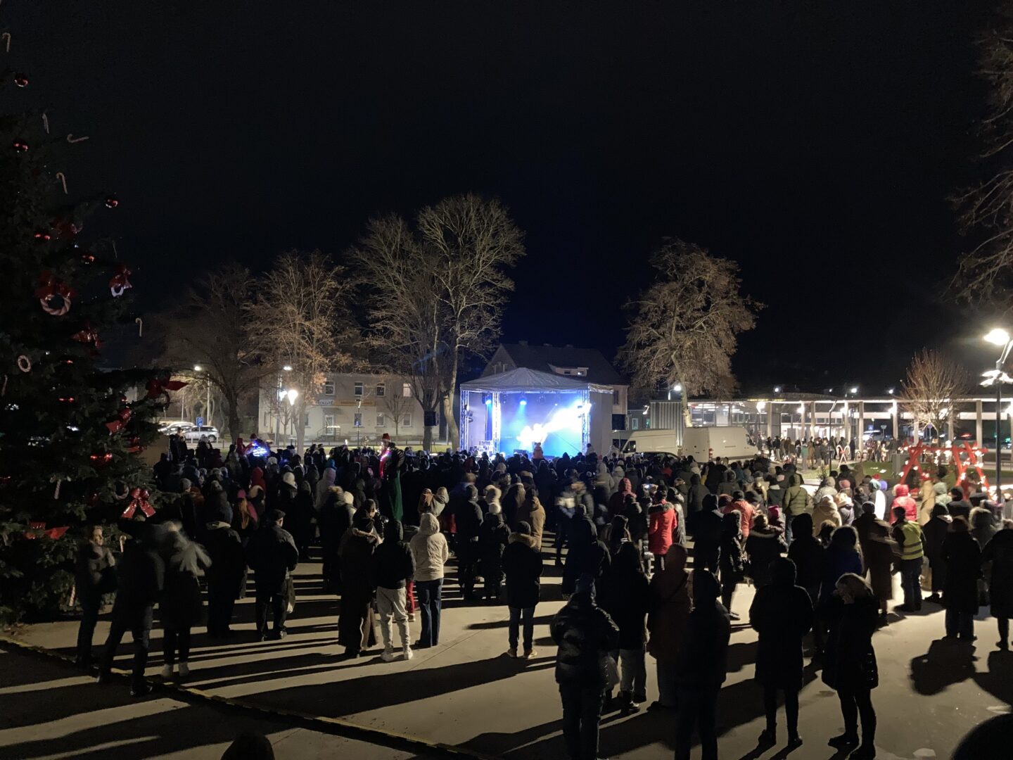 Kalėdų eglės įžiebimo šventė Kalvarijoje