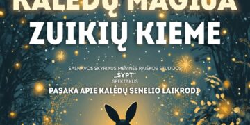 Kalėdinių instaliacijų įžiebimas „Kalėdų magija Zuikių kieme“