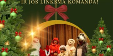 Kalėdų eglės įžiebimas Višakio Rūdoje