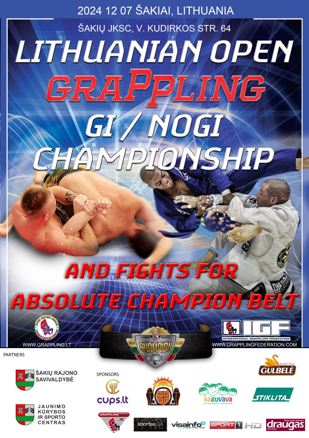 Lithuanian Open Grappling Gi Nogi Championship