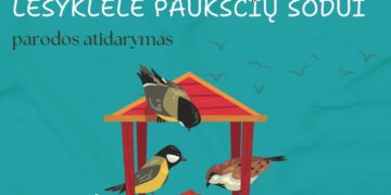 Moksleivių medžio darbų „Lesyklėlė paukščių sodui“ parodos atidarymas