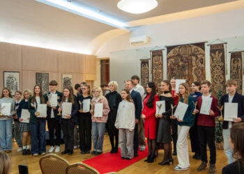 Pagerbti Marijampolės mokinių tarybų lyderiai