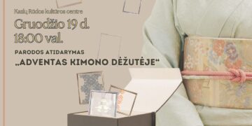 Parodos „Adventas Kimono dėžutėje“ atidarymas