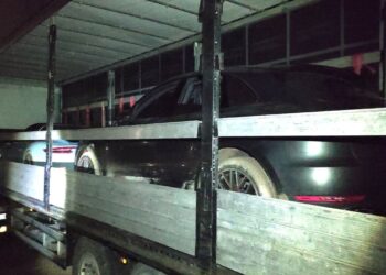 Pasieniečių smūgis mašinvagiams: du prabangūs „Porsche“ užsakovų nepasieks