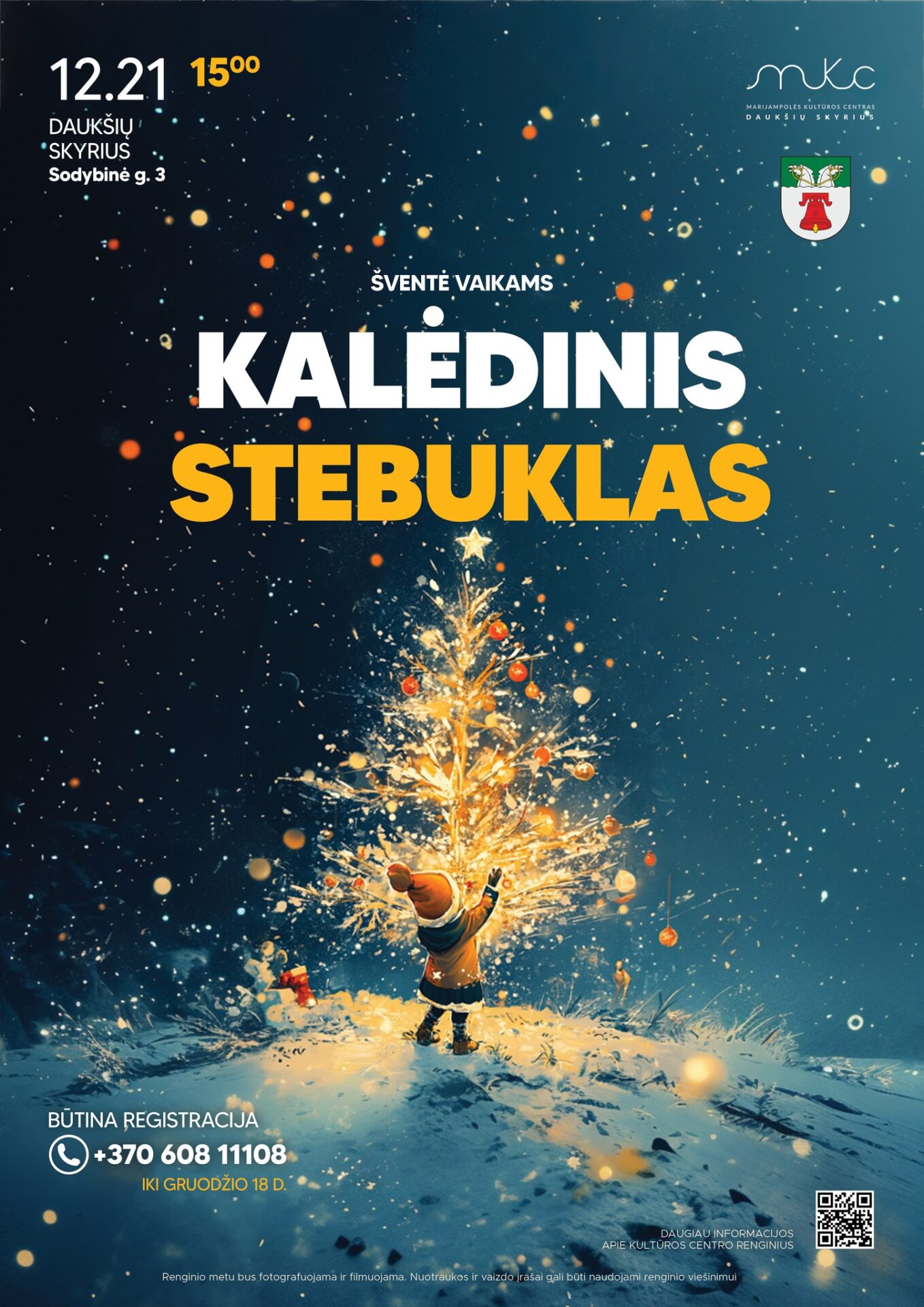 Šventė vaikams „Kalėdinis stebuklas“