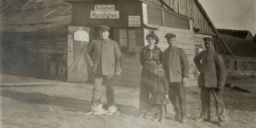 Vištyčio siaurojo geležinkelio peronas Vilkaviškio raj. - pirmas karas