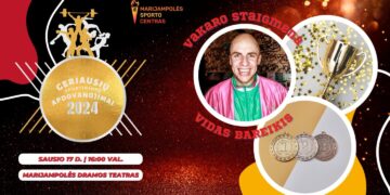 GERIAUSIŲ SPORTININKŲ APDOVANOJIMAI 2024