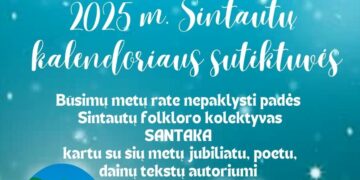 2025 m. Sintautų kalendoriaus sutiktuvės