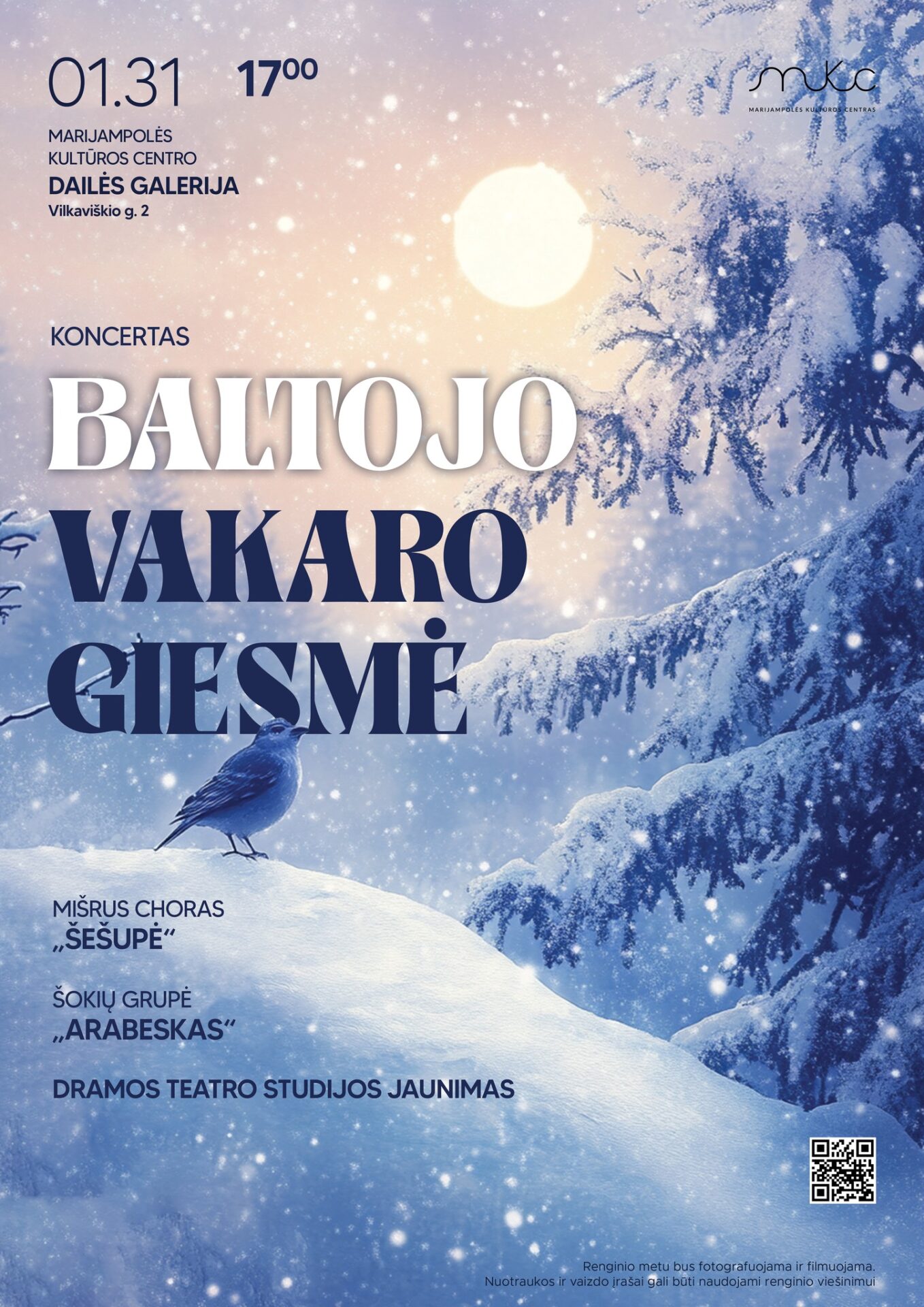 Koncertas „Baltojo vakaro giesmė“