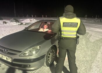 Latvio Jungtinėje Karalystėje pirktą vairuotojo pažymėjimą pasieniečiai išbrokavo