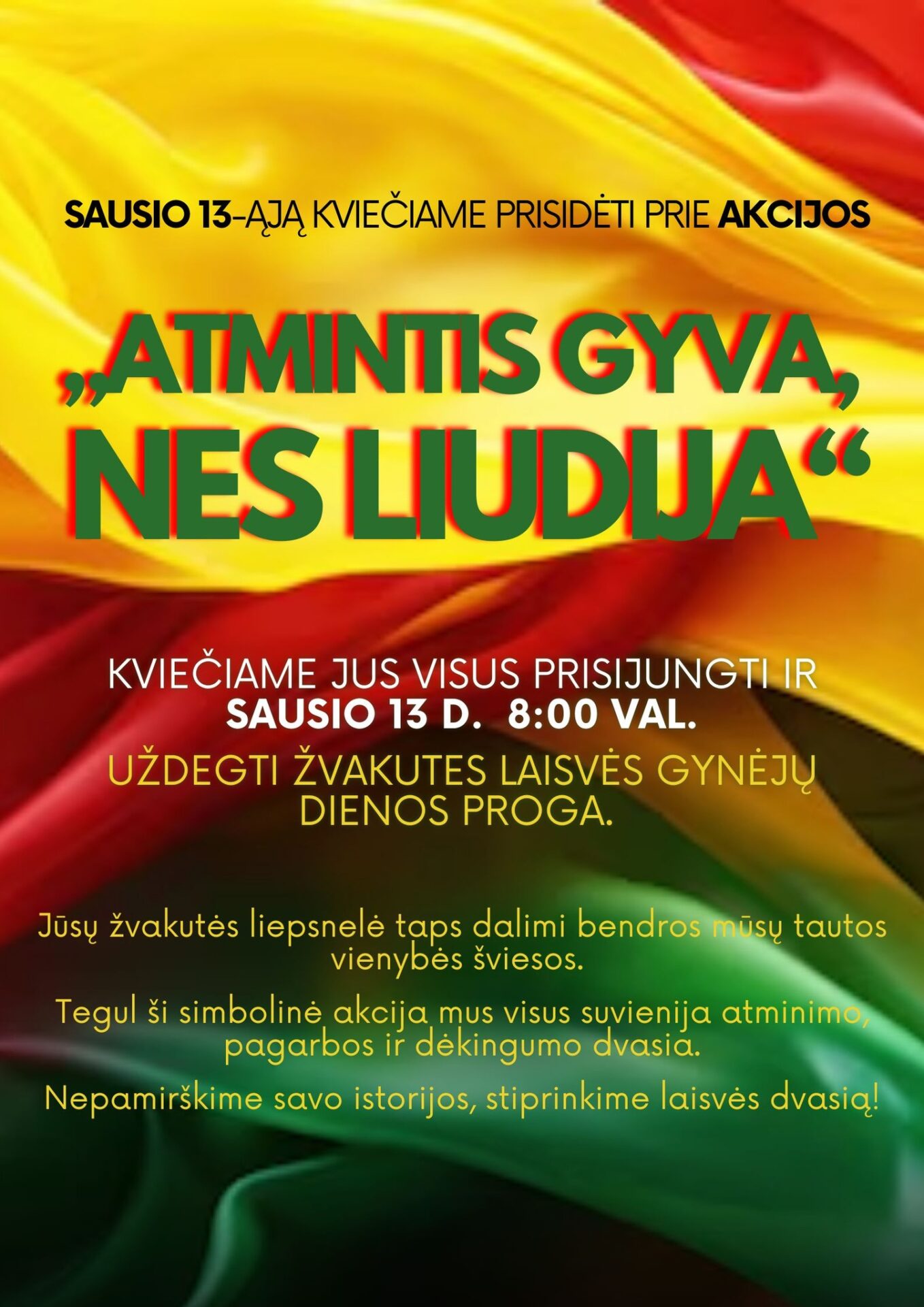 Akcija „Atmintis gyva, nes liudija“