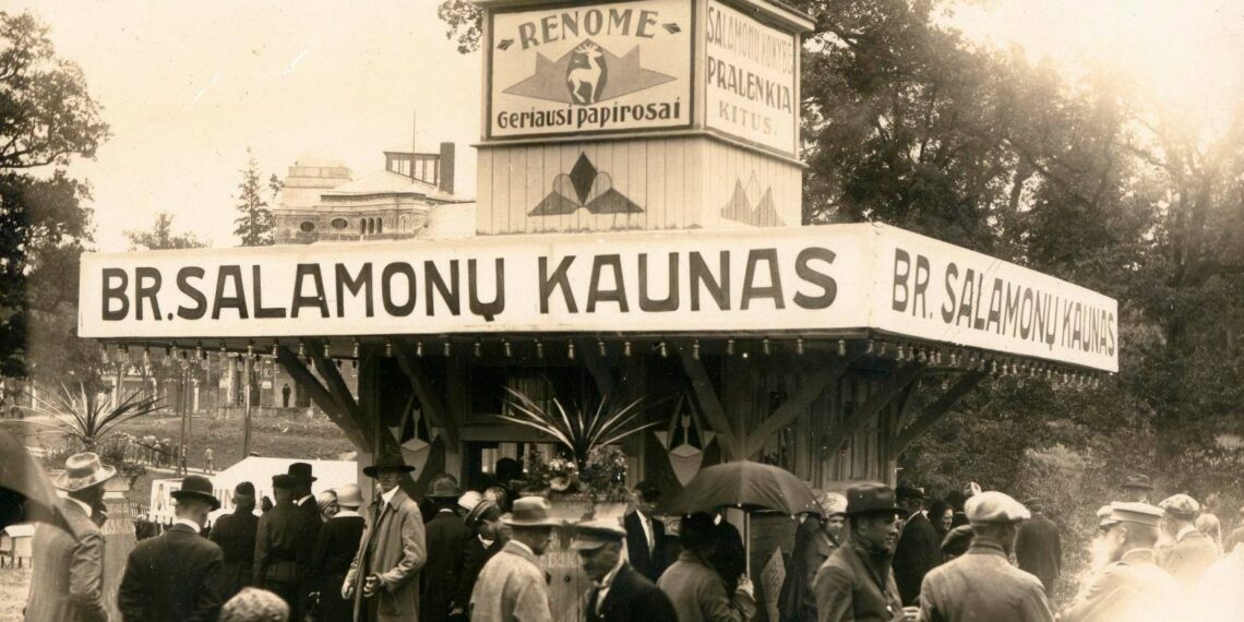 Brolių Salamonų paviljonas 1928 m. parodoje