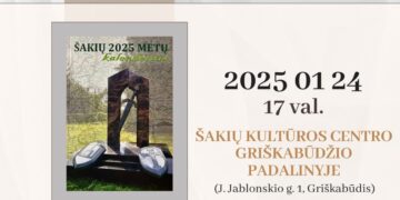 „Šakių 2025 metų kalendoriaus“ sutiktuvės