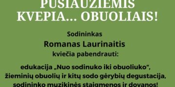 Edukacinė paskaita „Pusiaužiemis kvepia... obuoliais!“