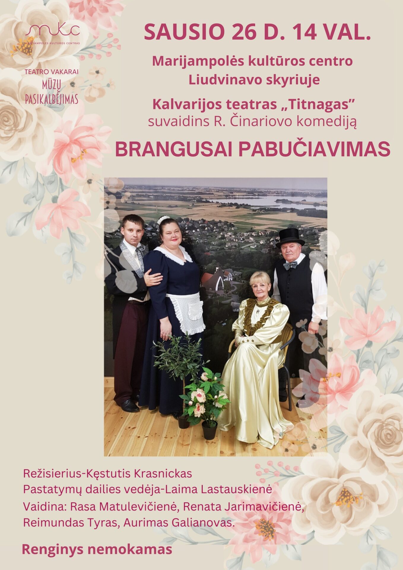 Komedija „Brangusai pabučiavimas“