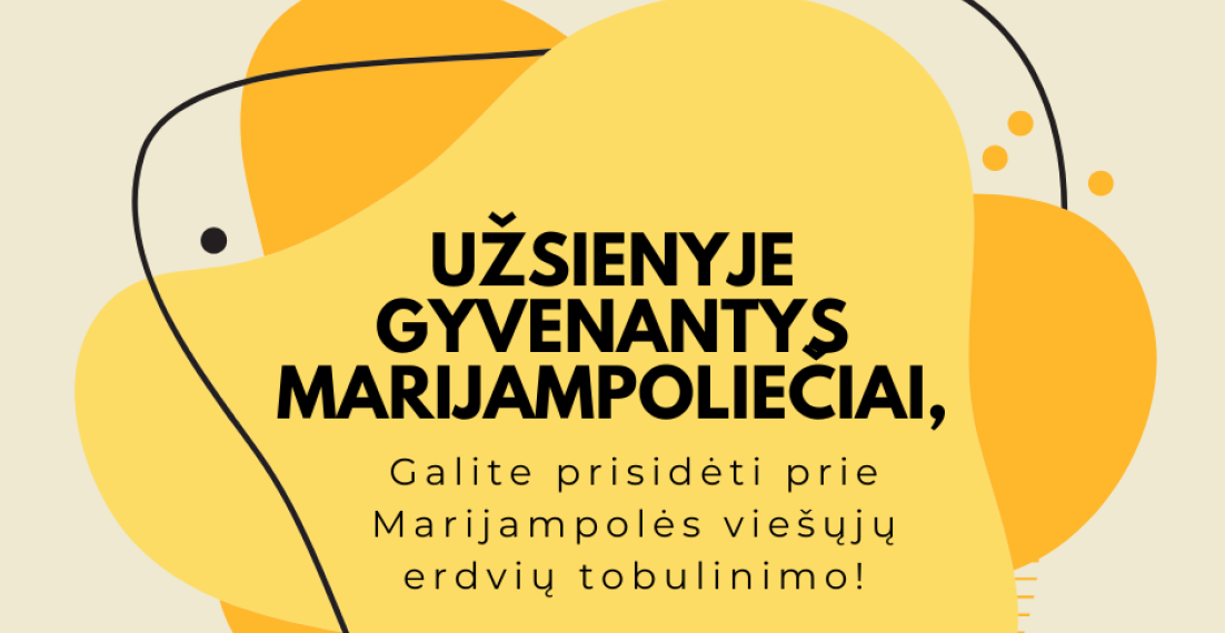 Nauja galimybė užsienyje gyvenantiems marijampoliečiams – „Kurk Marijampolei“ dabar prieinama ir jums!