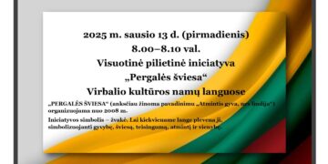 Pilietinė akcija „Pergalės šviesa“