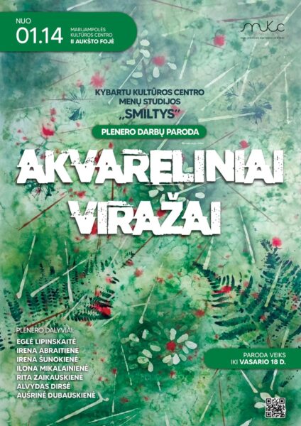 Plenero darbų paroda „Akvareliniai viražai“