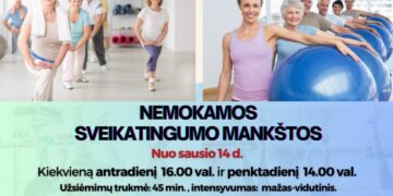 Nemokamos sveikatingumo mankštos