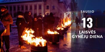 Sausio 13-oji – drąsos, vienybės ir mūsų tautos stiprybės simbolis