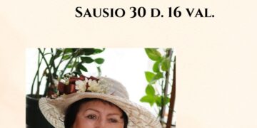 Skaitytojų klubo „Obuolys nuo obels“ susitikimas. Kraštietės Lidijos Kulikauskienės kūrybinių darbų parodos pristatymas