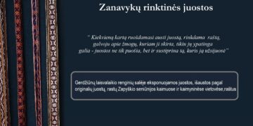 Tautodailinkės Jūratės Bytautės paroda „Zanavykų rinktinės juostos“