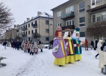 Marijampolėje tradiciškai paminėta Trijų karalių šventė