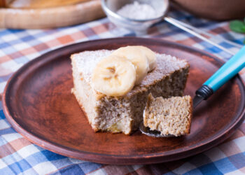 Varškės apkepas su bananais