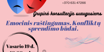 Nemokami mokymai „Emocinis raštingumas. Konfliktų sprendimo būdai“