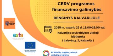 Renginys Kalvarijoje „CERV programos finansavimo galimybės“