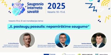 Paskaitos transliacija „E. paslaugų pasaulis: nepamirškime saugumo“