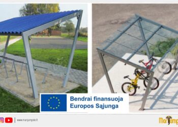 Marijampolėje kuriamos naujos dviračių saugyklos