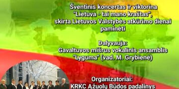 Viktorina „Lietuva - tai mano kraštas“, skirta Lietuvos Valstybės atkūrimo dienai paminėti