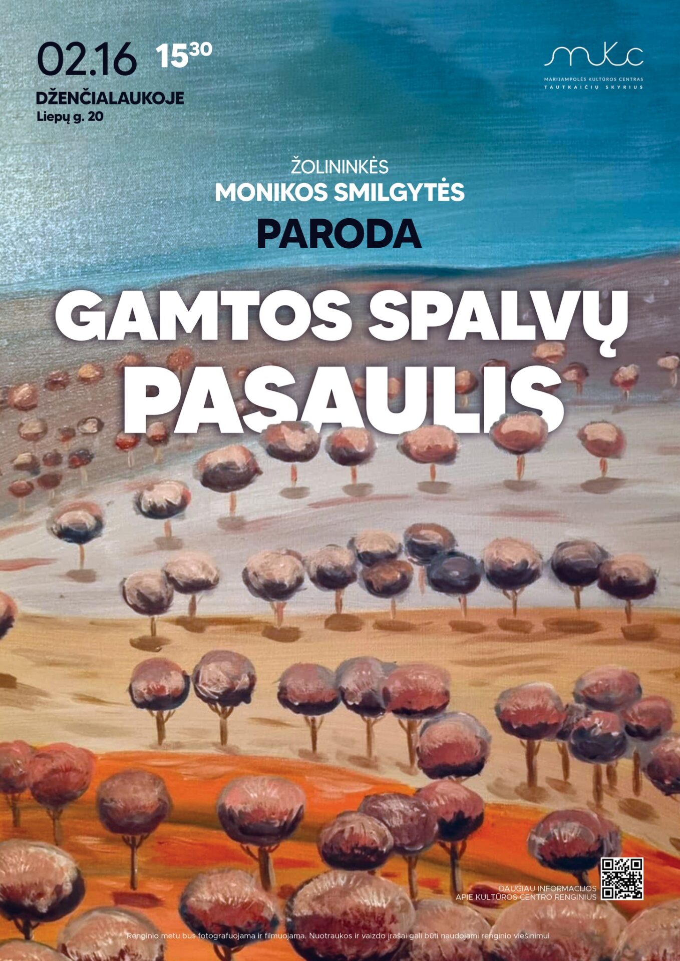 PARODA „GAMTOS SPALVŲ PASAULIS“ | TAUTKAIČIAI