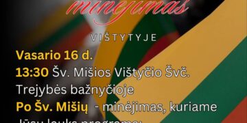 Lietuvos valstybės atkūrimo dienos minėjimas Vištytyje