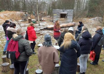 Marijampolės PRC atstovai viešėjo Kardokų gamtos akademijos lauko darželyje