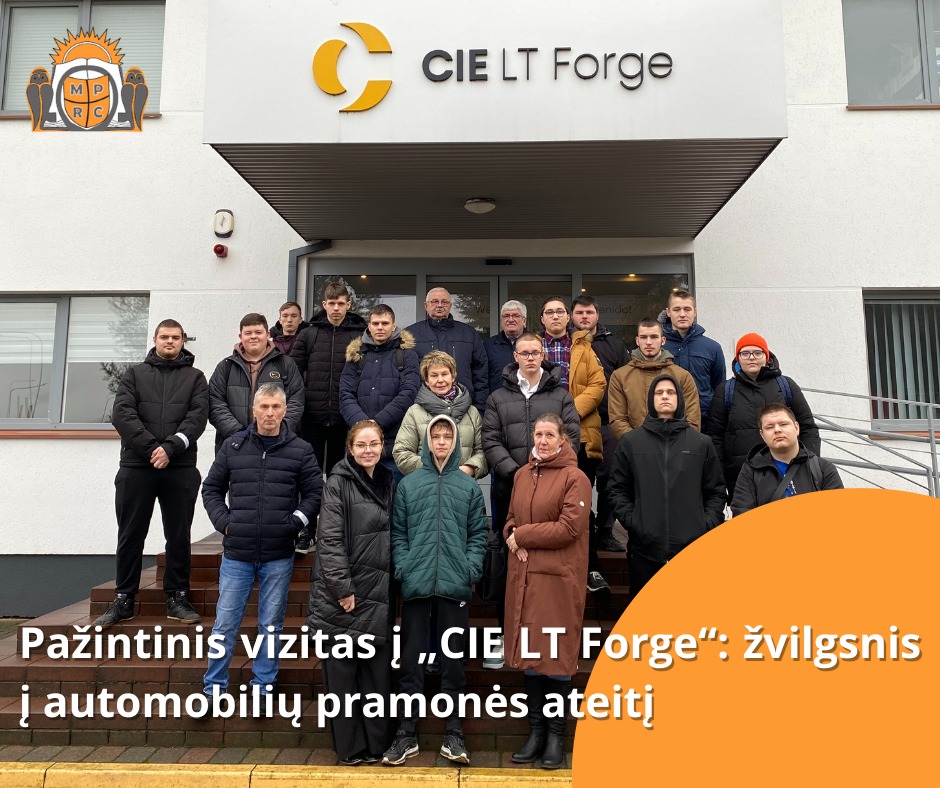 Pažintinis vizitas į „CIE LT Forge“: žvilgsnis į automobilių pramonės ateitį