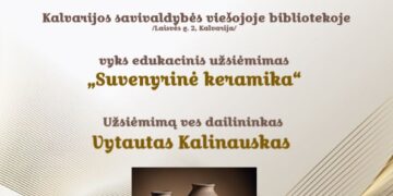 Edukacinis užsiėmimas „Suvenyrinė keramika“
