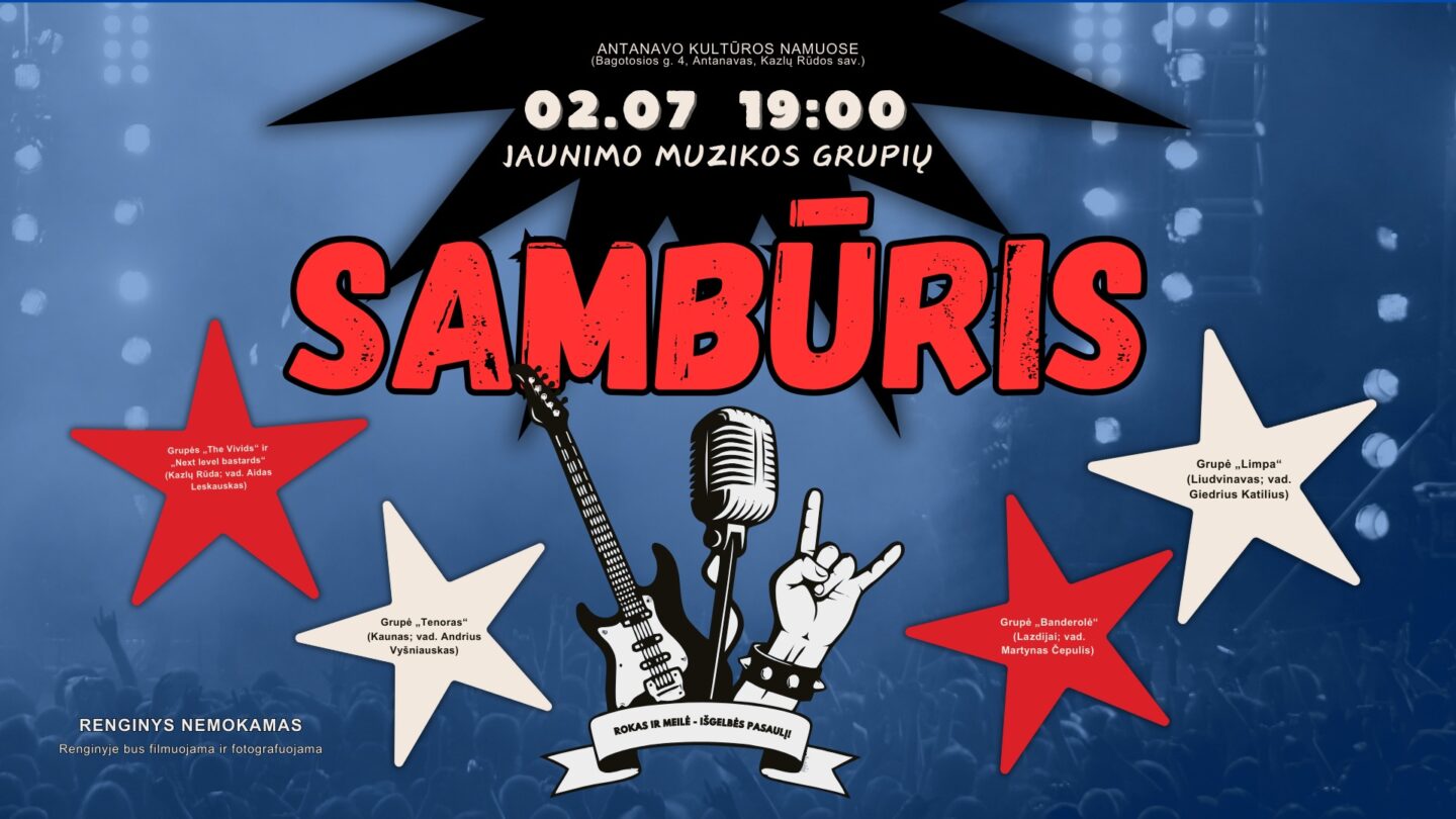 Jaunimo muzikos grupių SAMBŪRIS