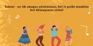 „Žingsnis po žingsnio: linijinių šokių užsiėmimai“