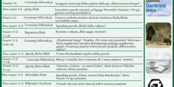 Jurgio Dovydaičio bibliotekos renginiai. Vasaris 2025